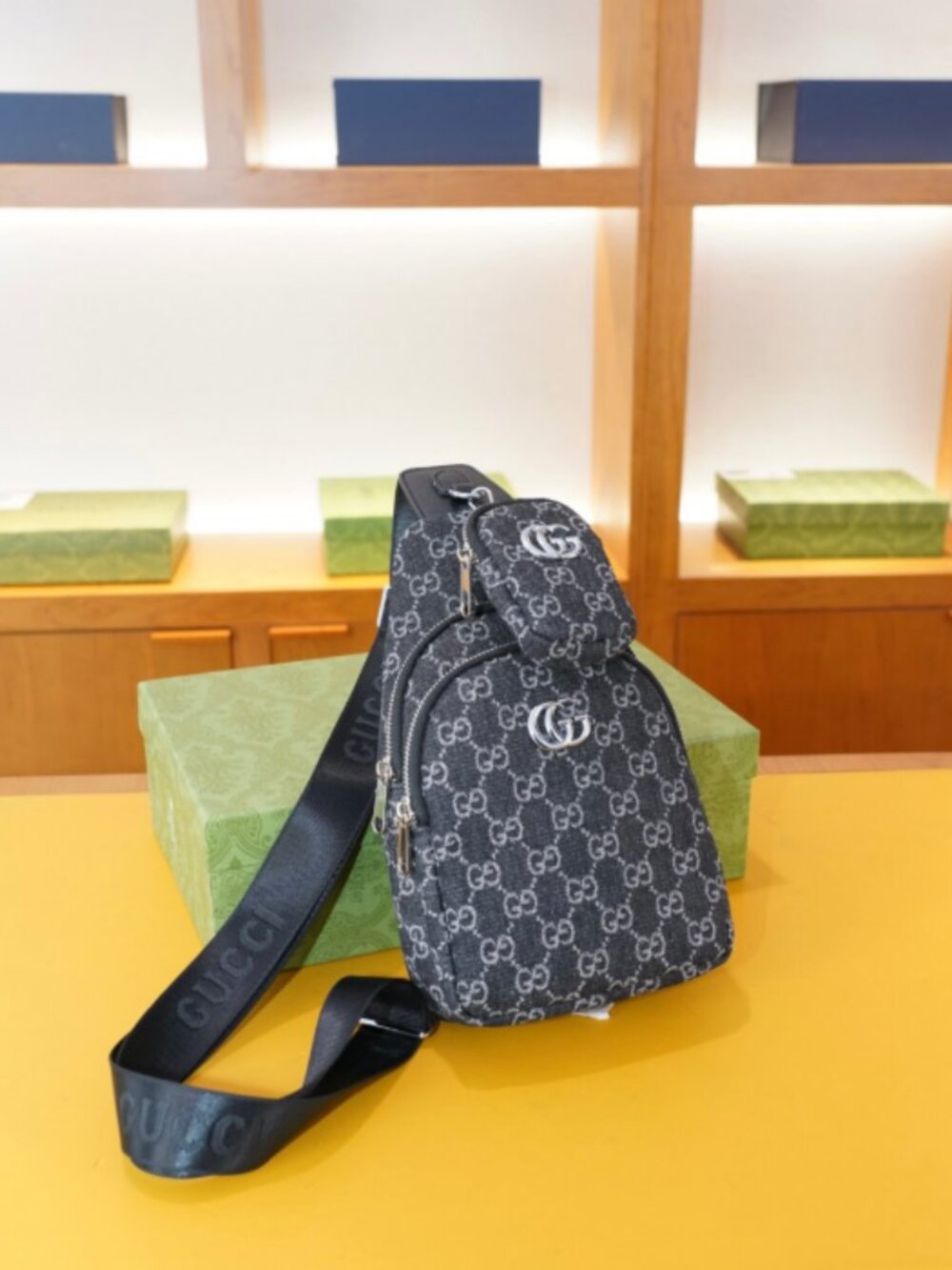 Gucci. GG Logo Chest Bag